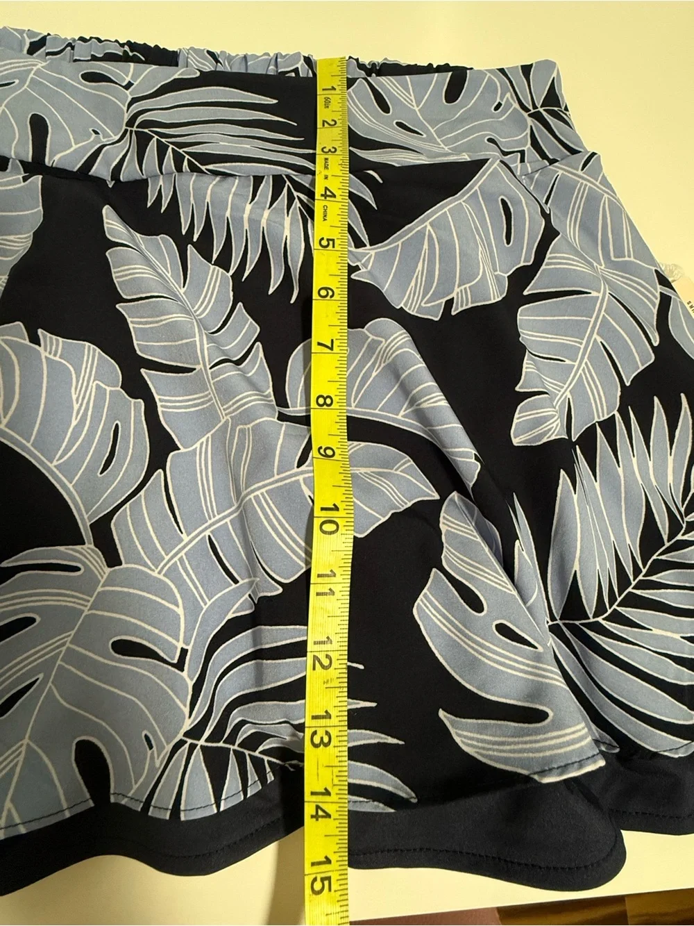 Tommy Bahama Everyday Active Tropical Leaf Pull-On Skort Size Large NWT